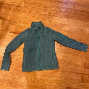 Patagonia Blue-Green Fleece Jacket